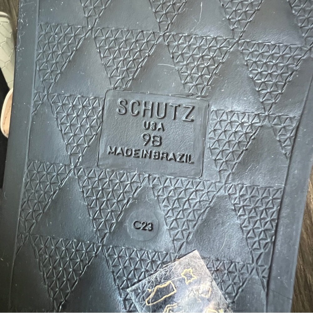 SCHUTZ Arial Sandals w/Rhinestone Buckles Size 9 - Picture 5 of 9